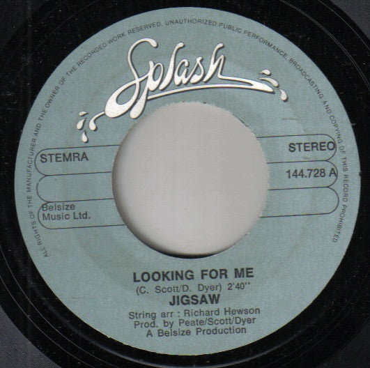 Jigsaw (3) : Looking For Me / Every Move You Make (7")