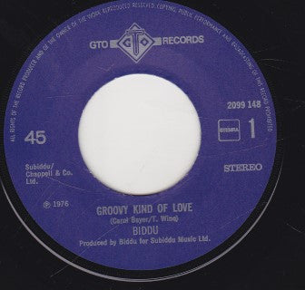 Biddu : Groovy Kind Of Love (7")