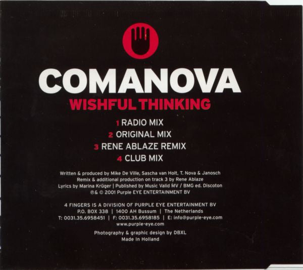 Comanova : Wishful Thinking (CD, Maxi)