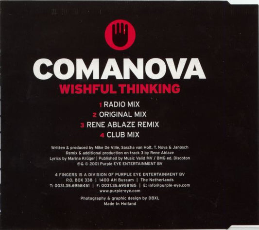 Comanova : Wishful Thinking (CD, Maxi)