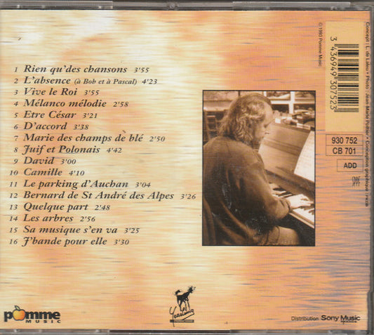 Didier Barbelivien : Rien Que Des Chansons (CD, Comp, RE)