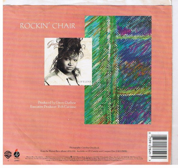 Gwen Guthrie : Rockin' Chair (7", Single)