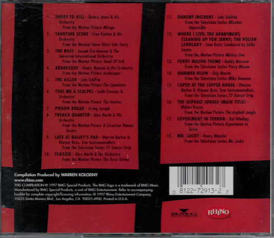 Various : Crime Jazz (Music In The Second Degree) (CD, Comp, RM)