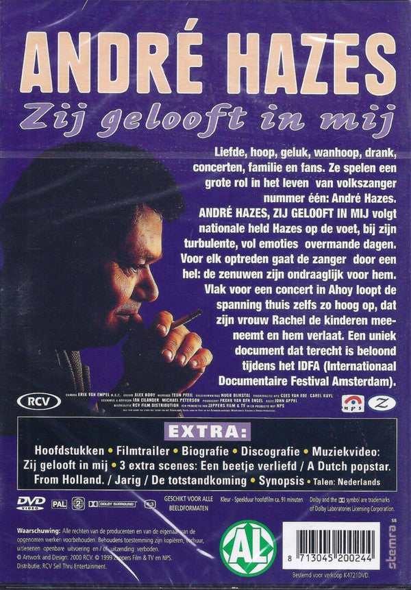 André Hazes : Zij Gelooft In Mij (DVD-V, PAL, Doc)