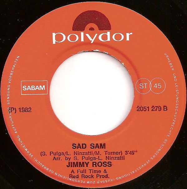Jimmy Ross : Fall Into A Trance (Remix) (7")