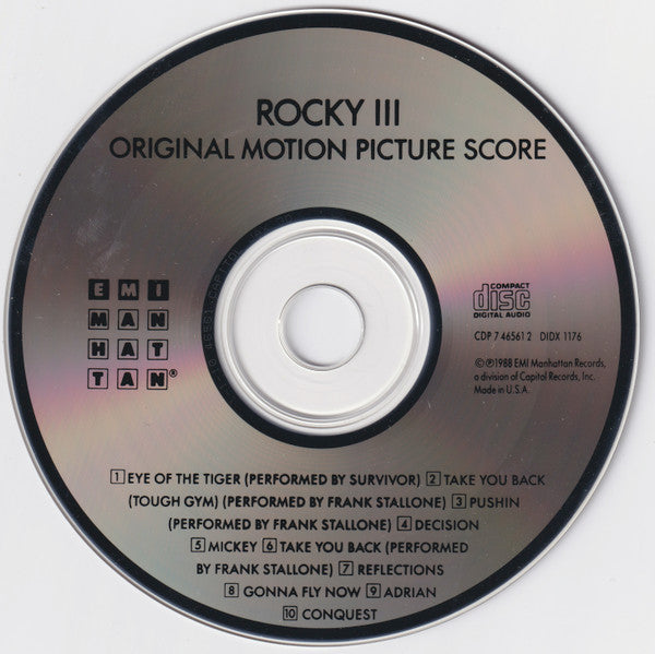 Bill Conti : Rocky III (Original Motion Picture Score) (CD, Album)