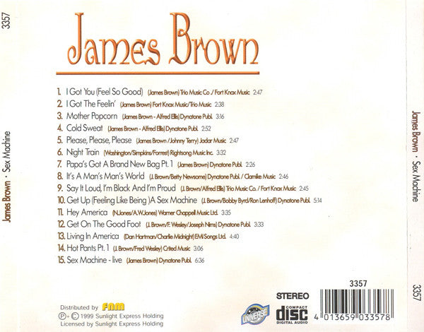 James Brown : Sex Machine (CD, Comp)