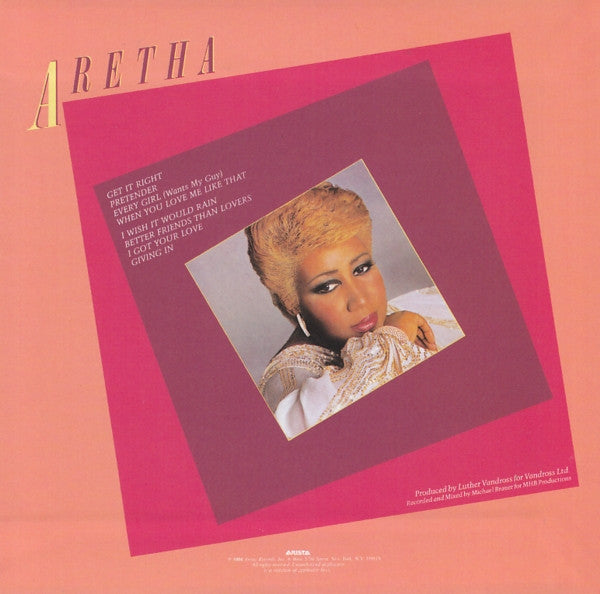 Aretha Franklin : Get It Right (CD, Album, RE, RM)