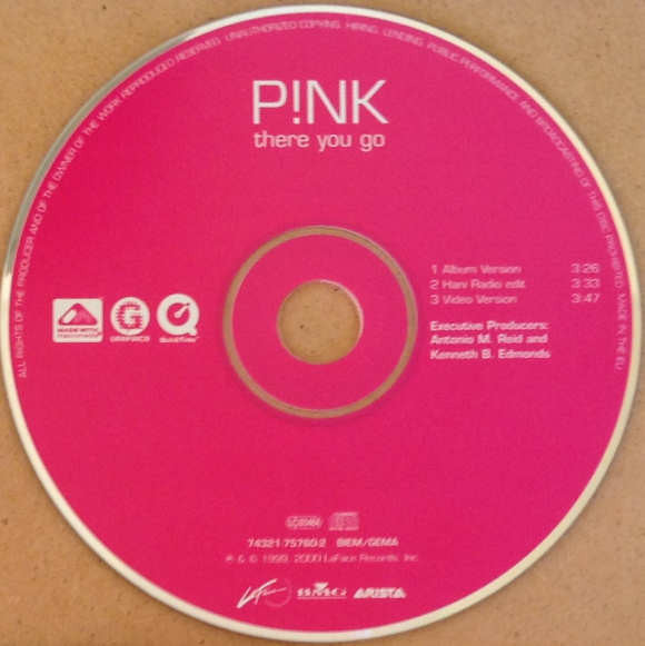 P!nk : There You Go (CD, Single, Enh)