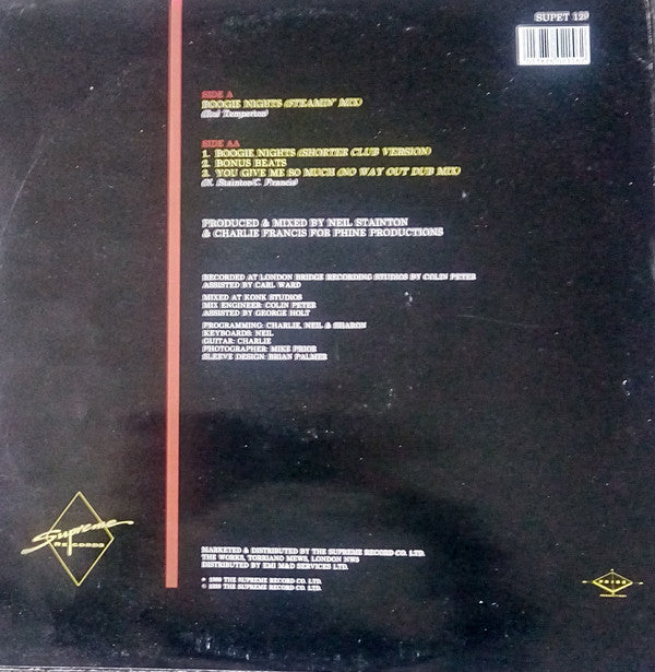 Cousin Rachel : Boogie Nights (12")