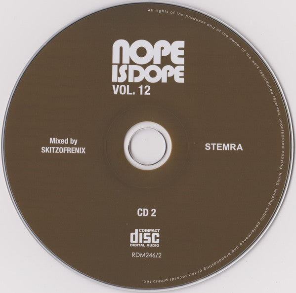 Various : Nope Is Dope Vol.12 (2xCD, Mixed)