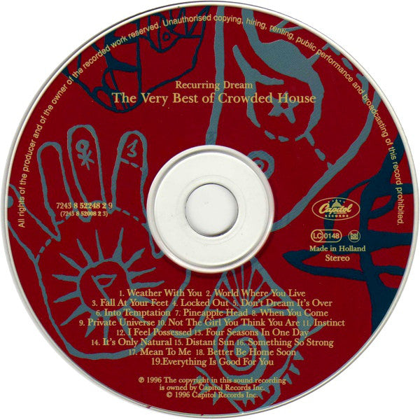 Crowded House : Recurring Dream (The Very Best Of Crowded House) (2xCD, Album, Comp, Ltd)
