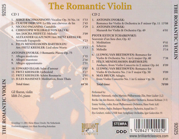 Various : The Romantic Violin (2xCD, Comp)