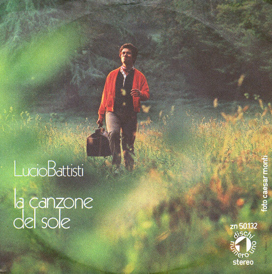 Lucio Battisti : La Canzone Del Sole / Anche Per Te (7", Mat)