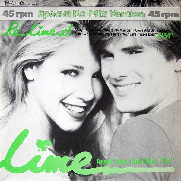Lime (2) : Re-Lime-d / Angel Eyes (Dub Mix) (12", EP)