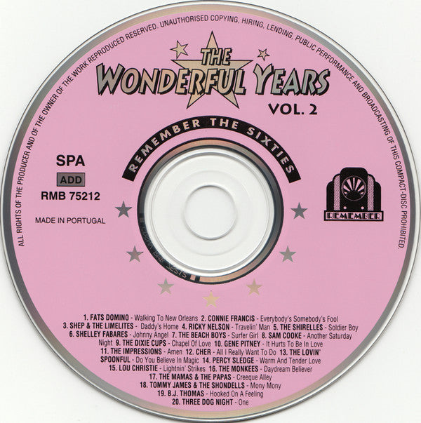 Various : Remember The Sixties - The Wonderful Years - Vol. 2 (CD, Comp)