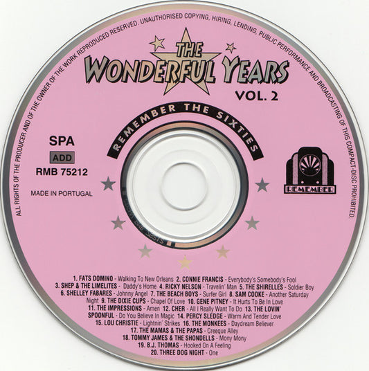 Various : Remember The Sixties - The Wonderful Years - Vol. 2 (CD, Comp)