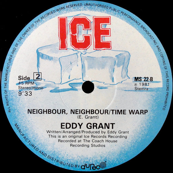 Eddy Grant : Can't Get Enough Of You (12", Maxi)