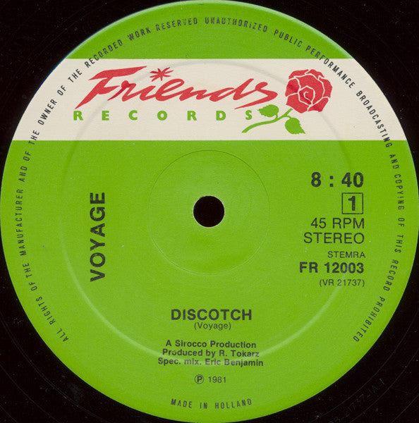 Voyage : Discotch (12")