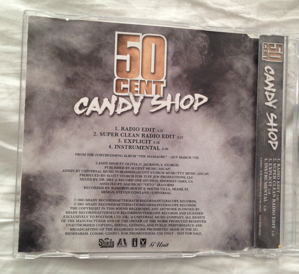 50 Cent : Candy Shop (CD, Single, Promo)