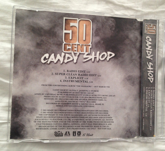 50 Cent : Candy Shop (CD, Single, Promo)