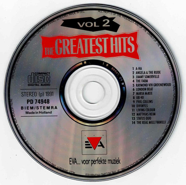 Various : The Greatest Hits 1991 - Vol 2 (CD, Comp)