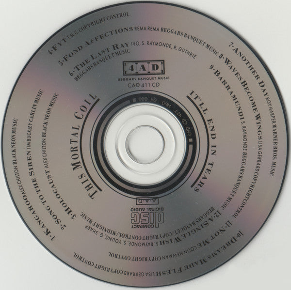 This Mortal Coil : It'll End In Tears (CD, Album, RE)
