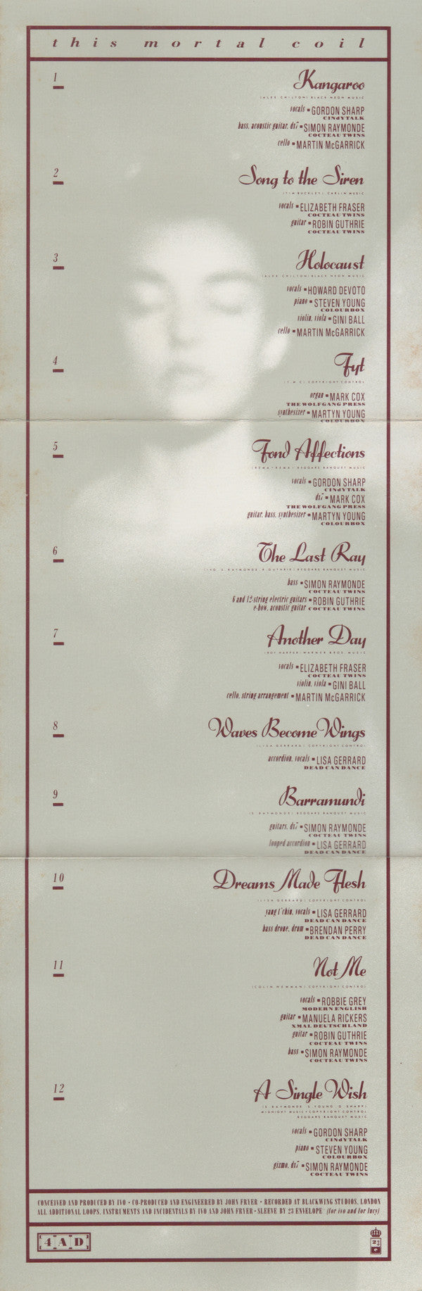 This Mortal Coil : It'll End In Tears (CD, Album, RE)