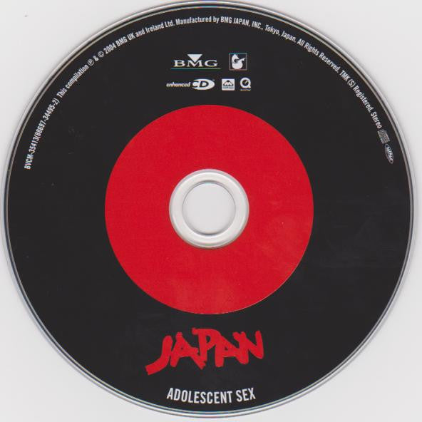 Japan : Adolescent Sex = 果てしなき反抗 (CD, Album, Enh, Ltd, RE, RM, JVC)