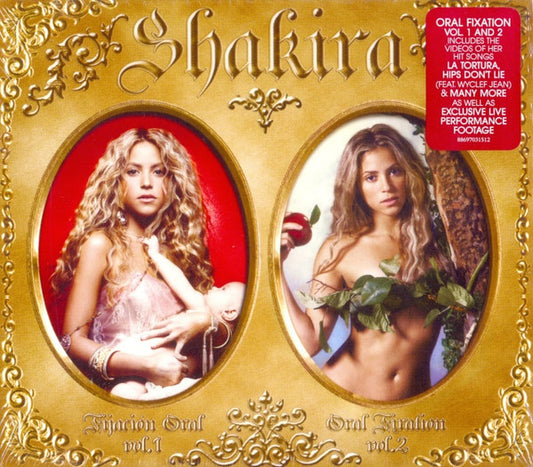 Shakira : Oral Fixation Volumes 1 & 2 (CD, Album + CD, Album + DVD-V, Copy Prot., PAL, Re)