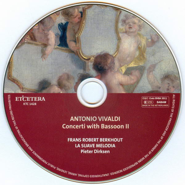 Antonio Vivaldi, Frans R. Berkhout, La Suave Melodia, Pieter Dirksen : Concerti With Bassoon II (CD)