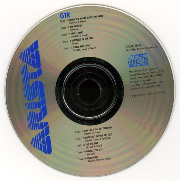GTR (2) : GTR (CD, Album)