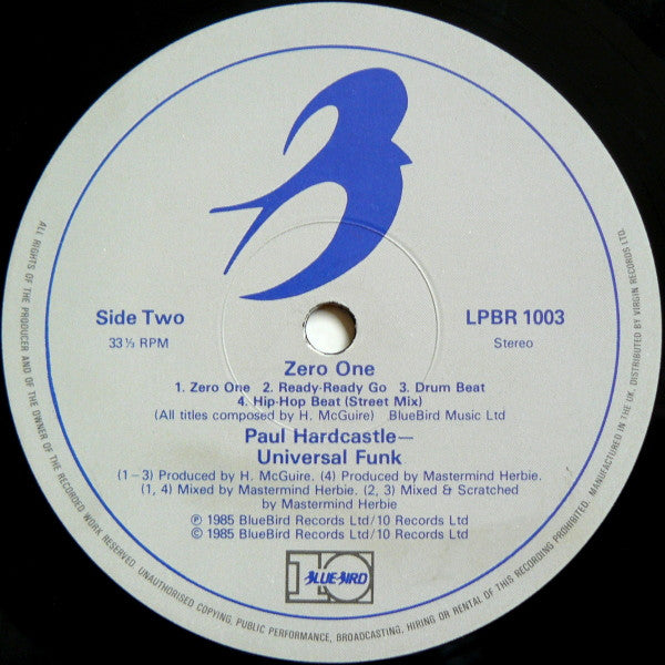 Paul Hardcastle / Universal Funk (2) : Zero One (LP, Album)