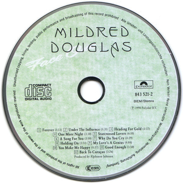 Mildred Douglas : Face One (CD, Album)