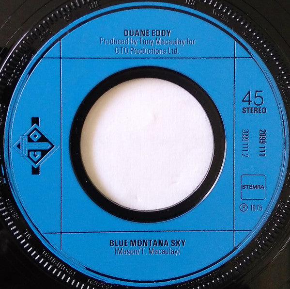 Duane Eddy & The Rebelettes : Play Me Like You Play Your Guitar (7", Single, Blu)