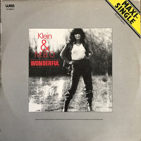 Klein & M.B.O. : Wonderful (12", Maxi)