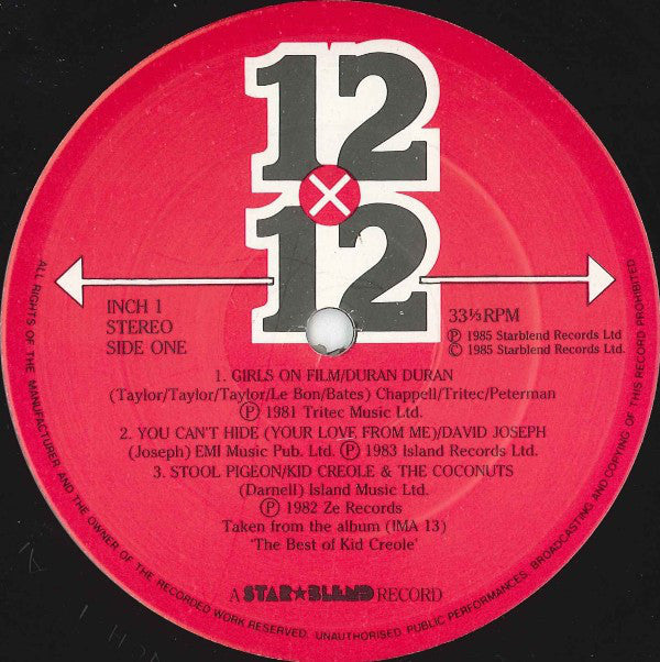 Various : 12x12 (Mega Mixes) (2xLP, Comp, Gat)