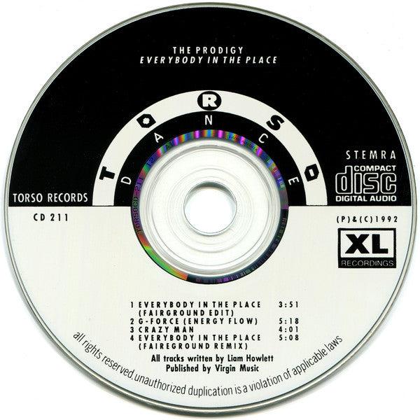 The Prodigy : Everybody In The Place (CD, Maxi)