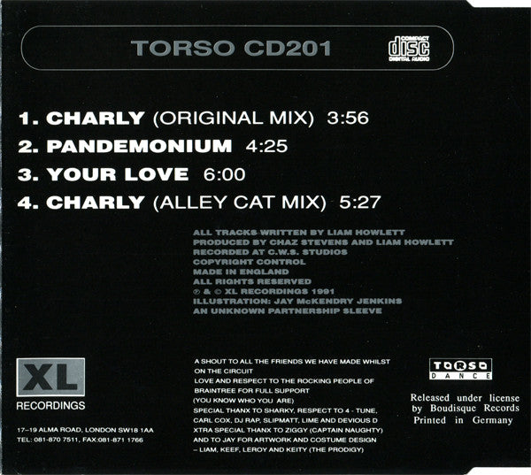 The Prodigy : Charly (CD, Maxi)