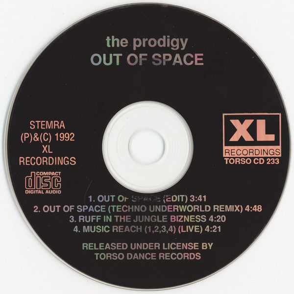 The Prodigy : Out Of Space (CD, Maxi)