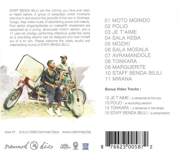 Staff Benda Bilili : Très Très Fort (CD, Album, Enh)