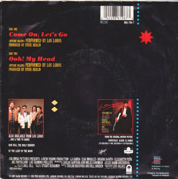 Los Lobos : Come On, Let's Go (7", Single)
