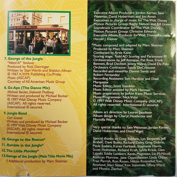 Various : George Of The Jungle (An Original Walt Disney Records Soundtrack) (CD)