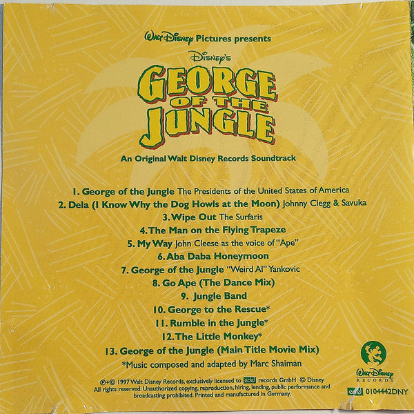 Various : George Of The Jungle (An Original Walt Disney Records Soundtrack) (CD)
