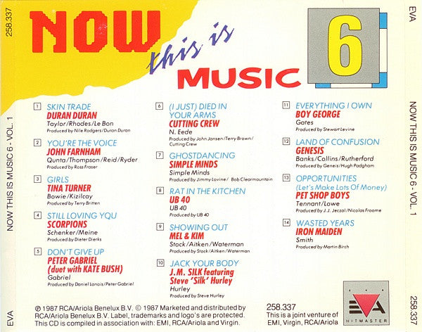 Various : Now This Is Music 6 - Volume 1 (CD, Comp)