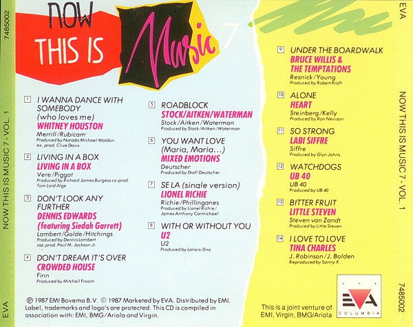 Various : Now This Is Music 7 - Volume 1 (CD, Comp)