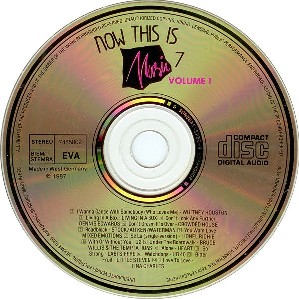 Various : Now This Is Music 7 - Volume 1 (CD, Comp)