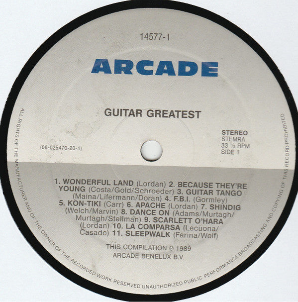 Hans Hollestelle : Guitar Greatest (LP, Album)