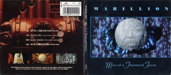 Marillion : Man Of A Thousand Faces (CD, Single)