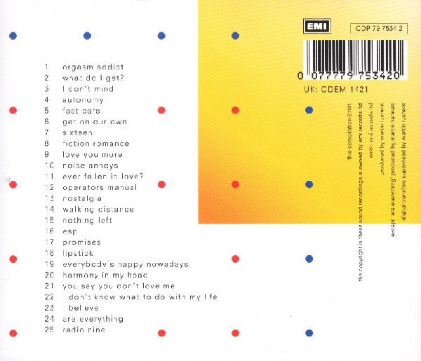 Buzzcocks : Operators Manual (Buzzcocks Best) (CD, Comp)